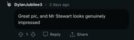 Screenshot of user @DylanJubilee3's comment (Image via Reddit)